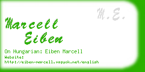 marcell eiben business card